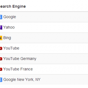 YouTube search results